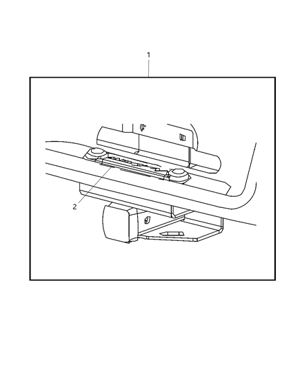 2006 Dodge Ram 1500 Receiver Kit - Trailer Tow Diagram