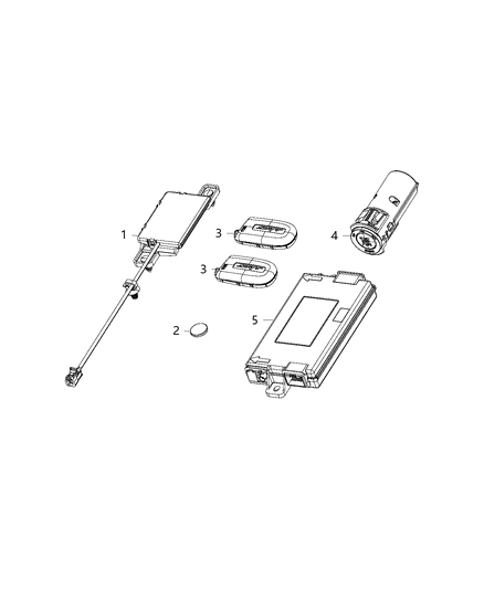 2016 Dodge Charger Module, SRT Remote Start Diagram