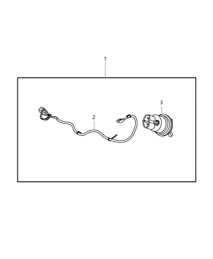 2008 Jeep Wrangler Heater Kit - Engine Block Diagram