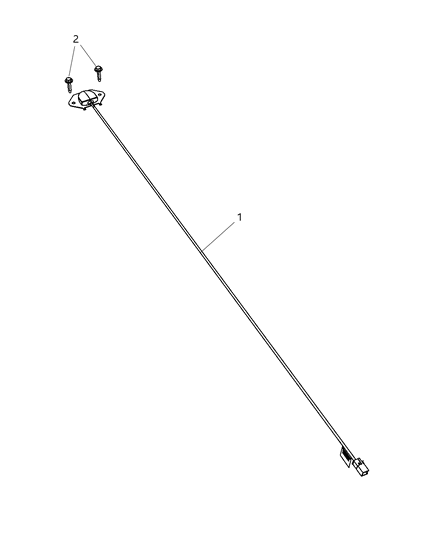 2008 Jeep Commander Antenna-Global Positioning Diagram for 5064470AB