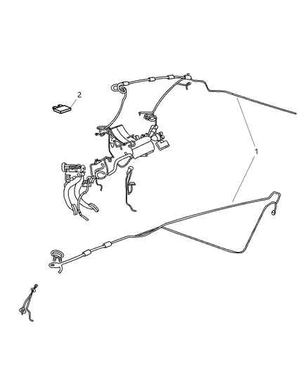 2001 Chrysler PT Cruiser Wiring-Instrument Panel Diagram for 4671437AE