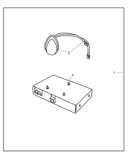 2007 Dodge Magnum Satellite Receiver Kit Diagram