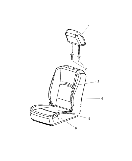 2015 Ram 3500 Front Seat Diagram