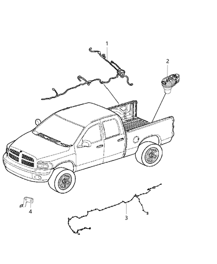 2015 Ram 1500 Wiring-Jumper Diagram for 68105607AD