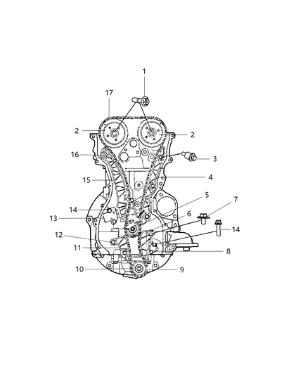 2008 Dodge Caliber Timing System Diagram 10