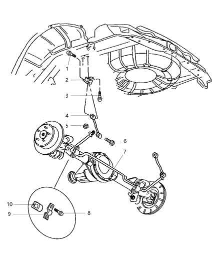 2003 Jeep Grand Cherokee Link-SWAY ELIMINATOR Diagram for 52088319AB