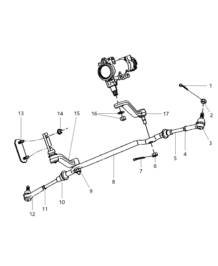 1999 Dodge Durango Link Diagram for 52039276