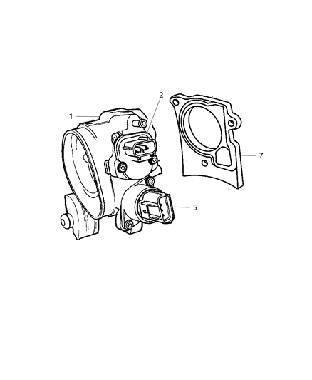 2005 Chrysler Pacifica Throttle Body Diagram