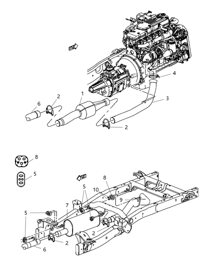 2007 Dodge Ram 2500 Exhaust System Diagram 3