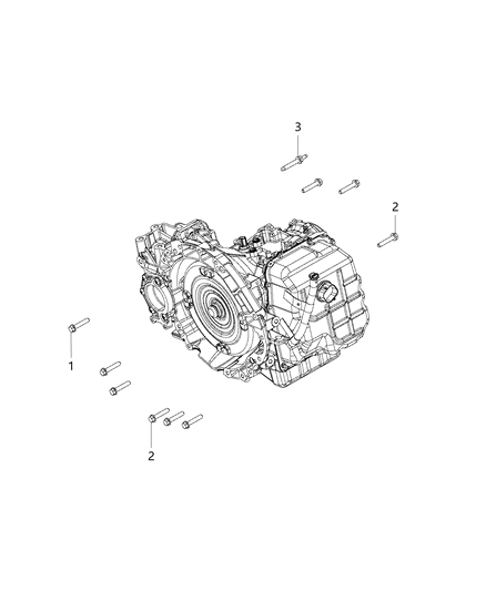 2016 Dodge Journey Mounting Bolts Diagram 3