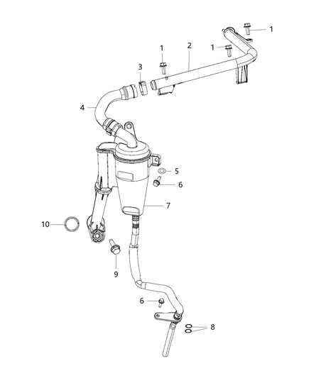 2017 Jeep Renegade Crankcase Ventilation Diagram 3