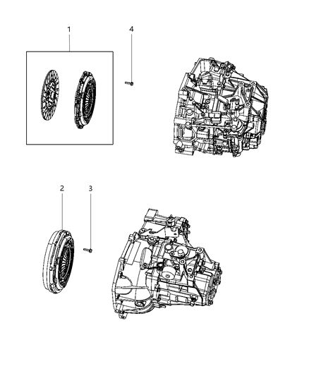 2011 Dodge Caliber Clutch Assembly Diagram