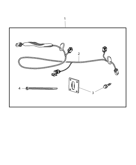 2009 Chrysler Aspen Wiring Kit - Trailer Tow Diagram 1