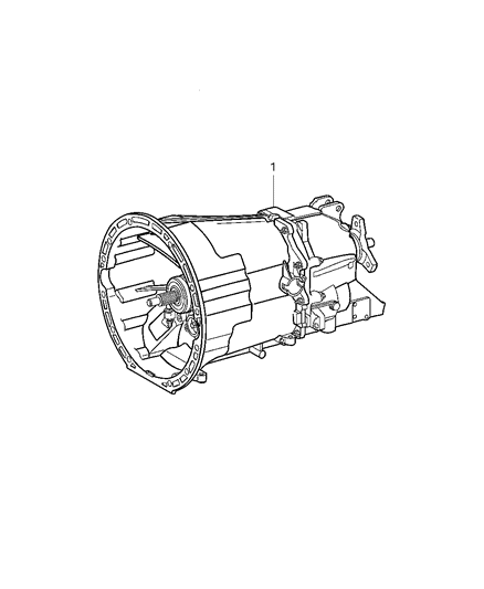 2005 Chrysler Crossfire Transmission Assembly Diagram