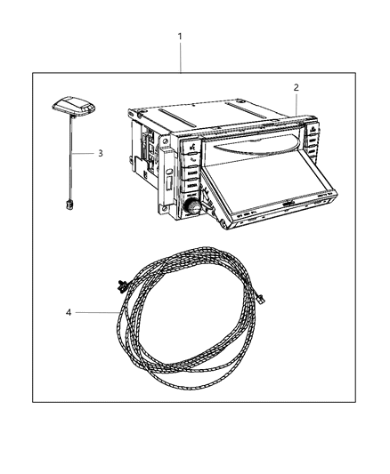 2012 Ram 5500 Navigation Kit Diagram