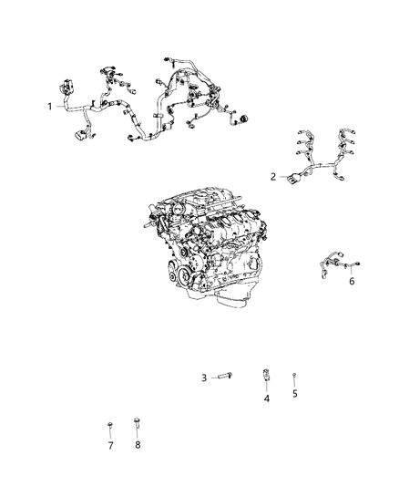 2021 Jeep Grand Cherokee Wiring, Engine Diagram 1