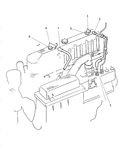1999 Jeep Wrangler Crankcase Ventilation Diagram 2