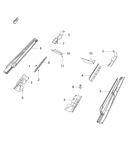 2013 Dodge Viper ISOLATOR-Foil Backed Seal Diagram for 5029430AC