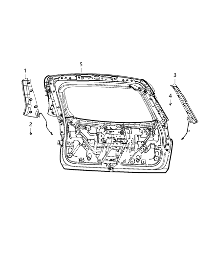 2021 Jeep Cherokee Sensors - Body Diagram 5