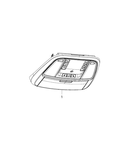 2016 Chrysler 300 Overhead Console Diagram