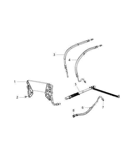 2018 Ram 3500 Power Steering Hose Diagram 1