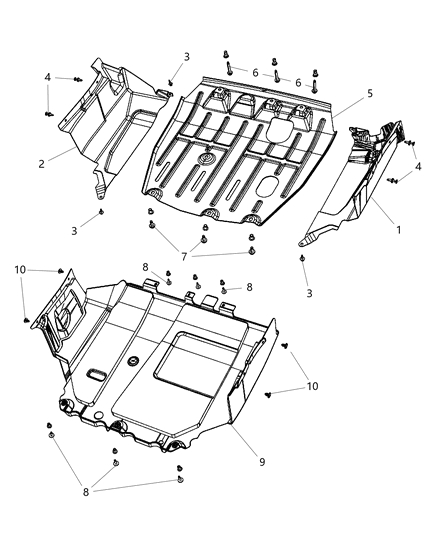 2016 Jeep Compass Shields Diagram