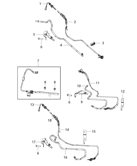 2014 Ram 1500 Tube-Fuel Supply Diagram for 68258842AA