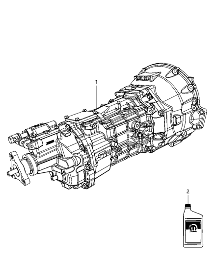 2010 Dodge Challenger Trans Diagram for 68058752AB