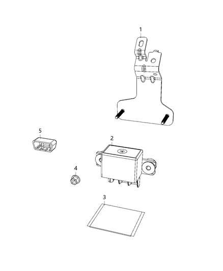 2021 Jeep Gladiator Relay, Power Control Diagram