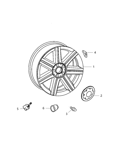 2004 Chrysler Crossfire Wheels Diagram