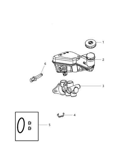 2008 Jeep Patriot Brake Master Cylinder Diagram