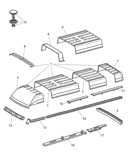 2002 Dodge Sprinter 2500 High Roof Panel Diagram