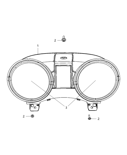 2013 Dodge Durango Cluster-Instrument Panel Diagram for 5091762AA