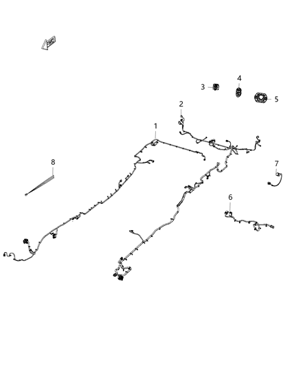 2018 Ram 3500 Wiring-Chassis Diagram for 68342583AC