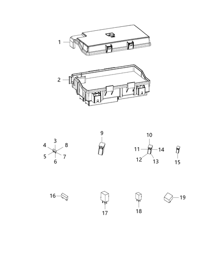 2013 Ram 5500 Power Distribution Center Diagram 1