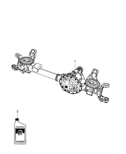 2011 Ram 2500 Front Axle Assembly Diagram