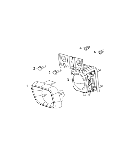 2020 Dodge Charger Sensors - Body Diagram 1