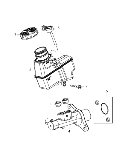 2014 Dodge Dart Master Cylinder Diagram