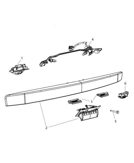 2011 Jeep Grand Cherokee Camera Diagram for 56054059AC