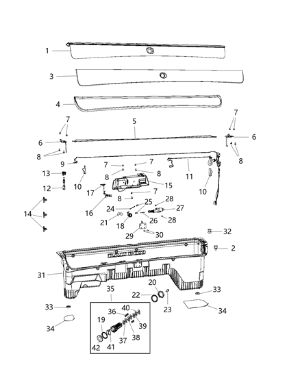 2013 Ram 3500 Ram Box Diagram