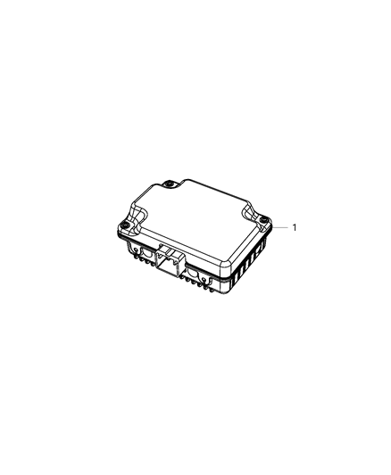 2018 Ram 3500 Cab Chassis(<10K lb.) Module, Power Inverter Diagram