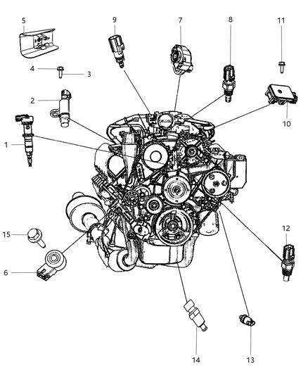 2012 Ram 1500 Sensors Diagram