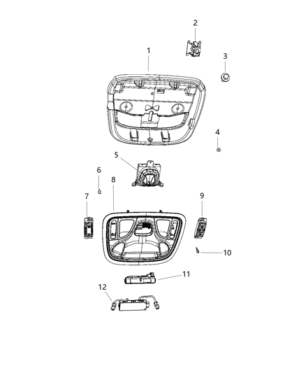 2020 Jeep Cherokee Washer-Flat Round Diagram for 68312112AA