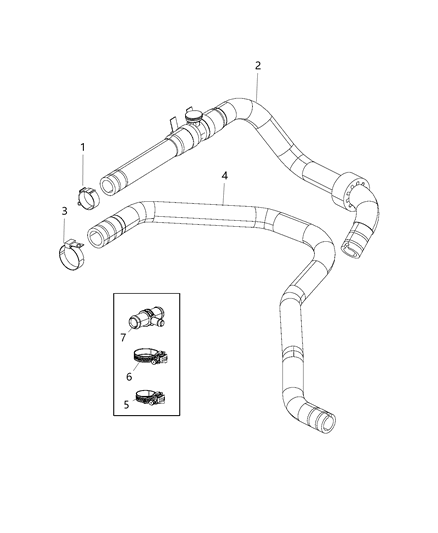 2018 Ram ProMaster 3500 Heater Plumbing Diagram 1