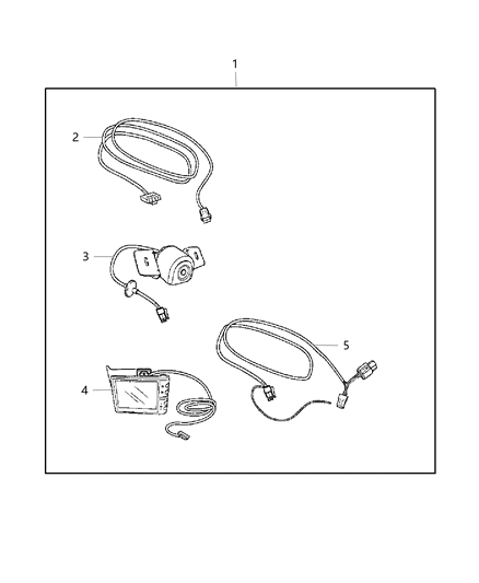 2015 Dodge Journey Camera - Back Up Diagram