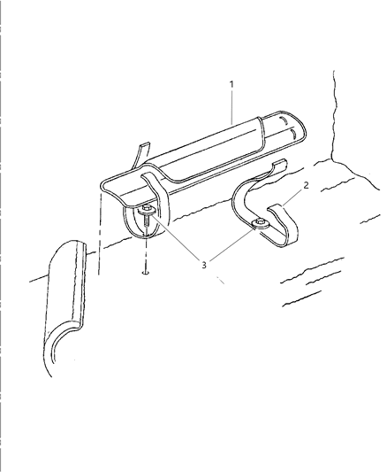 1998 Dodge Ram 1500 Rear Storage Diagram 2