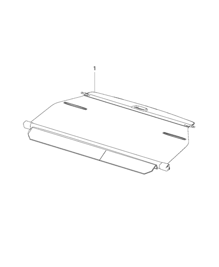 2018 Dodge Journey Tonneau Cover Diagram