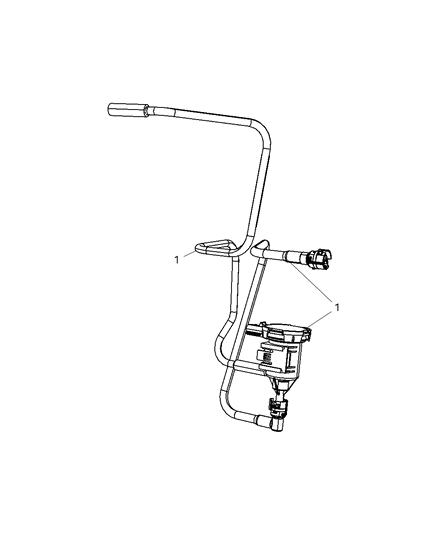 2007 Chrysler Sebring Emission Control Vacuum Harness Diagram 2