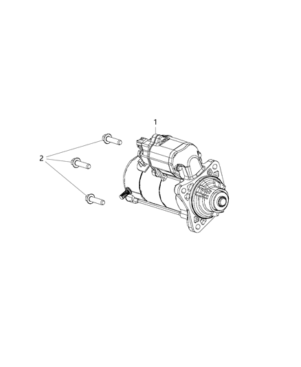 2015 Ram 3500 Pickup Starter Diagram 2