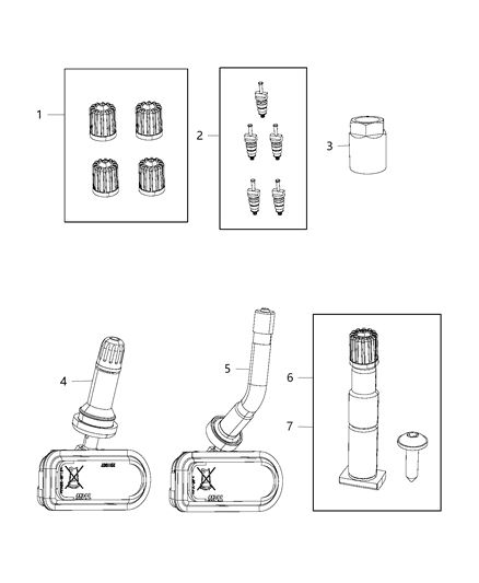 2019 Ram 3500 Tire Monitoring System Diagram